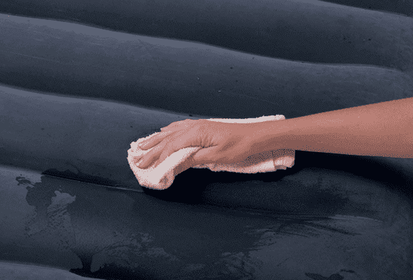 Nettoyage du matelas pneumatique