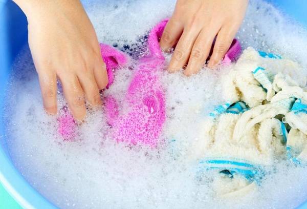 laver les affaires des enfants