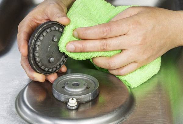 nettoyage du brûleur