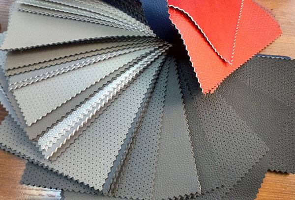 Échantillons de cuir écologique