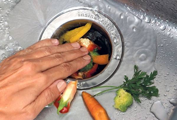 déchiquetage des déchets alimentaires