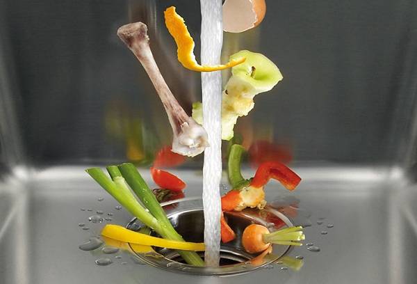 déchiquetage des déchets alimentaires