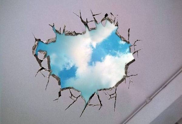 Plaque de plafond autocollante