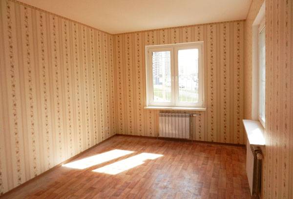 Chambre non meublée