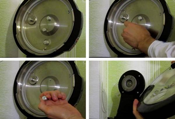 retrait de la couverture multicuiseur