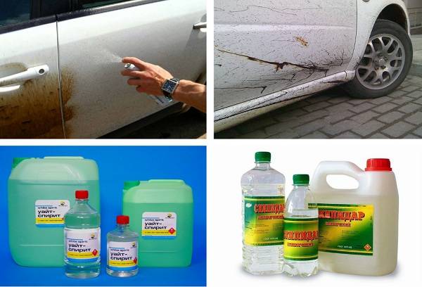 taches bitumineuses sur la machine