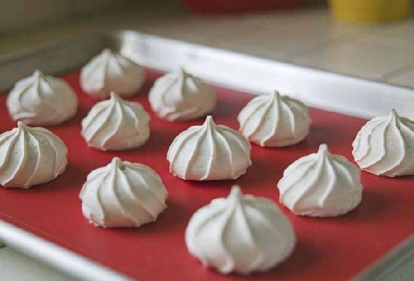 meringue sur le gril