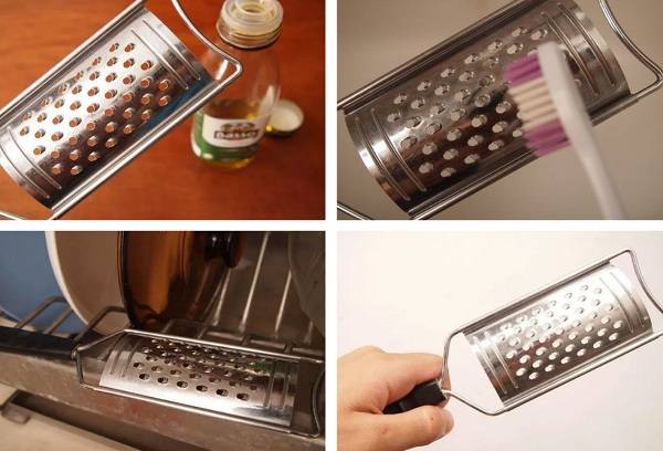 nettoyage de la râpe