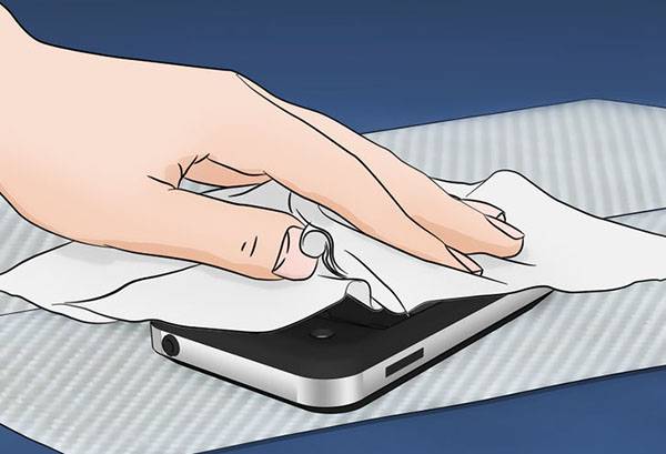 Séchage de smartphone