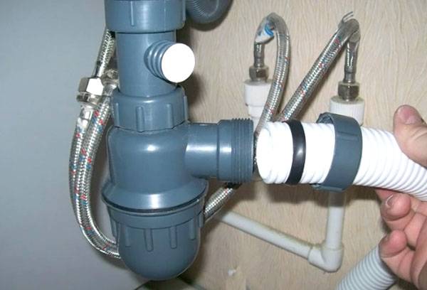 Siphon appareil sous l'évier