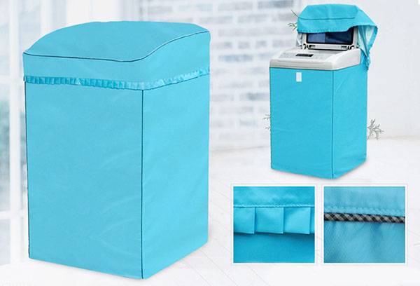 Couverture bleue pour machine à laver
