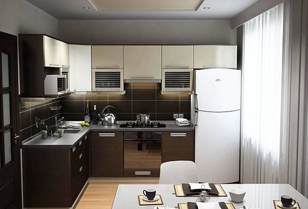 Conception de cuisine avec four intégré