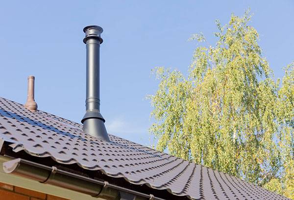 Sortie de ventilation sur le toit