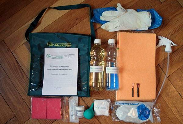 Kit de démercurisation