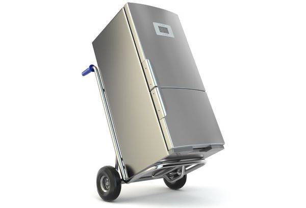 réfrigérateur brouette