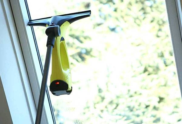 Nettoyage des vitres de Karcher