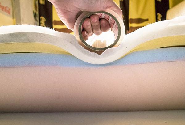 Mousse de polyuréthane de rigidité différente