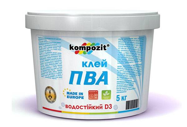 Colle PVA résistant à l'eau