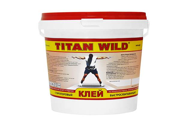 Seau de colle titane