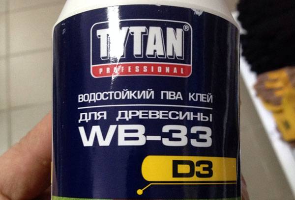 Colle à bois titane