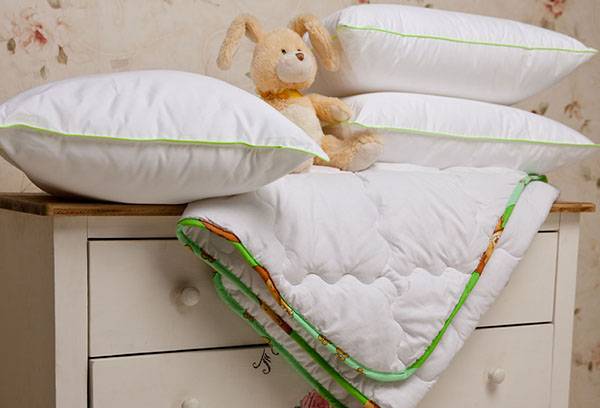 Oreillers dans la pépinière