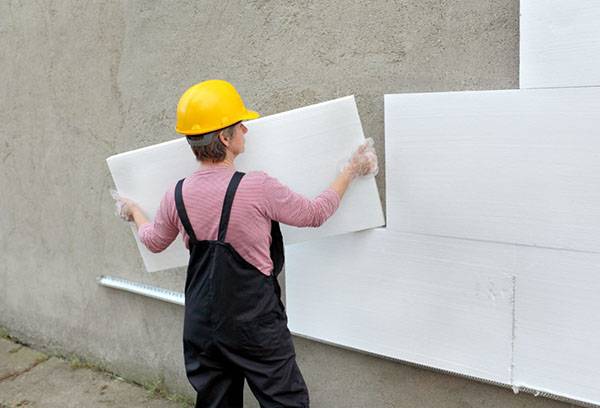 Isolation de façade avec mousse