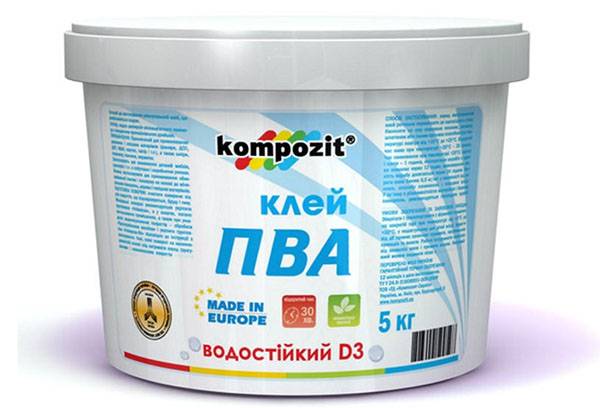 Colle PVA imperméable D3