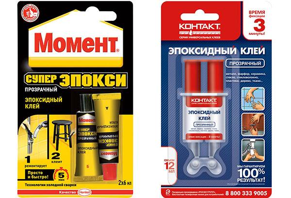 Types d'adhésif époxy