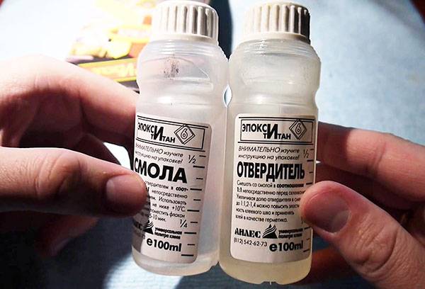 Résine époxy et durcisseur