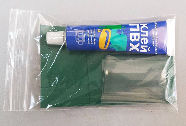 Remkomplekt pour le bateau en PVC