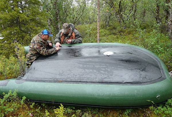 Réparation de bateaux gonflables DIY