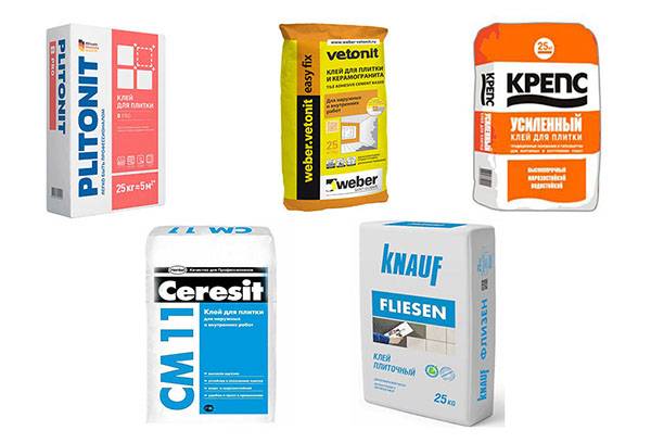 Variétés de colle pour les carreaux