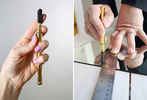 Coupe verre Coupe miroir