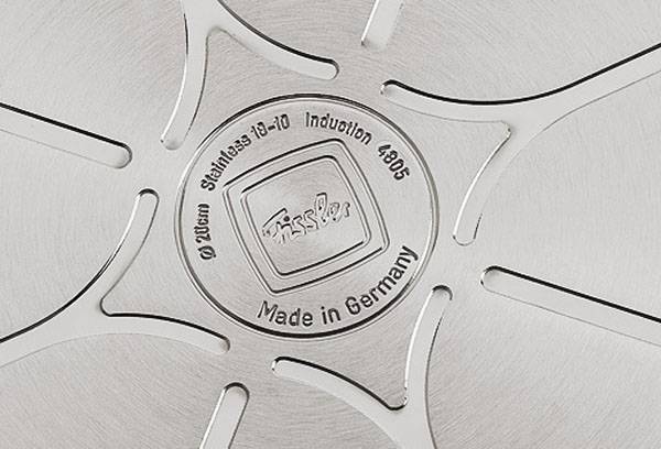 Fond de batterie de cuisine à induction
