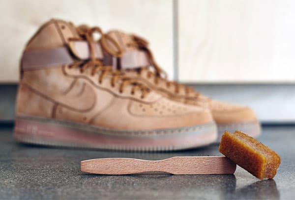 Soin des chaussures en daim