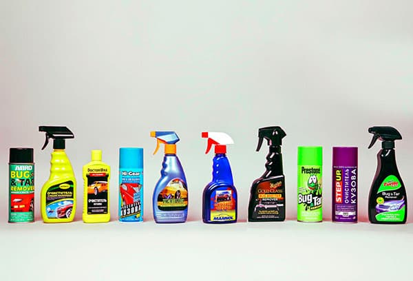 Produits de nettoyage pour voitures industrielles