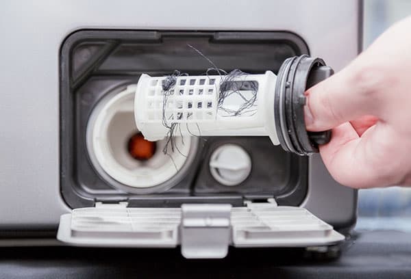 Filtre laveur bouché