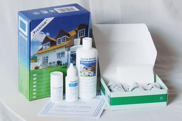 Trousse à outils pour l'entretien des fenêtres en PVC