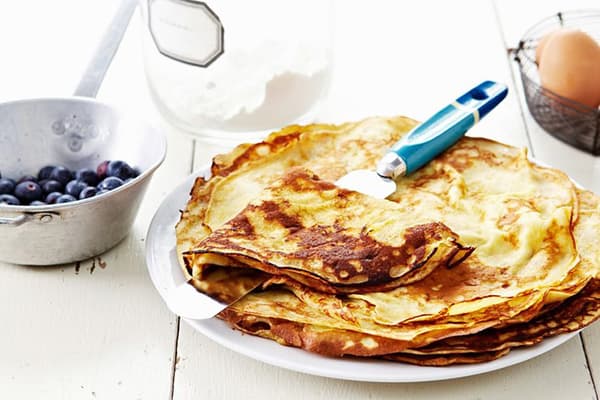 Crêpes au sucre brûlé