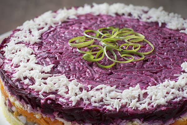 Hareng sous un manteau de fourrure