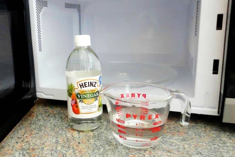Vinaigre à micro-ondes