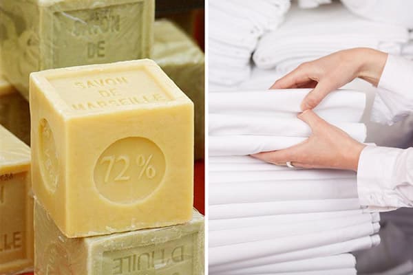 Savon à lessive pour blanchir des choses