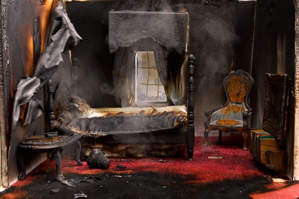 Chambre après le feu