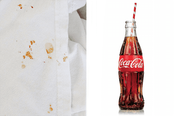 Taches de cola sur les vêtements