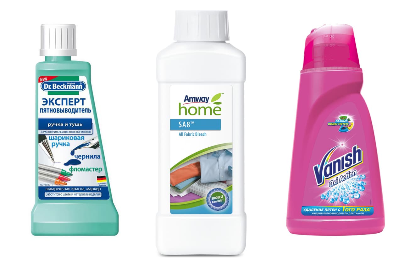 Produits chimiques de taches de stylo gel