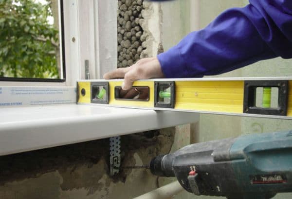 Remplacement des rebords de fenêtre