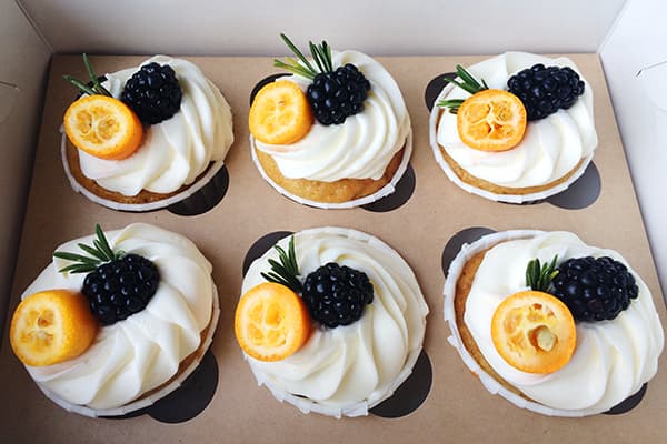 Kumquat comme décoration de dessert