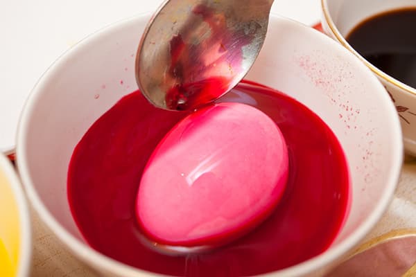 Coloration du jus de betterave