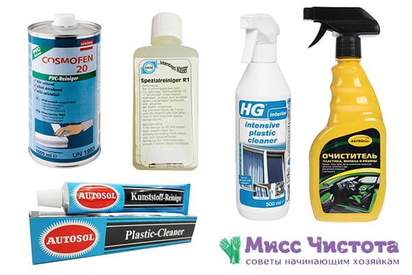 Nettoyants Plastique