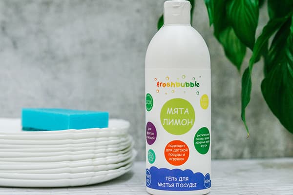 Gel à vaisselle Freshbubble menthe et citron